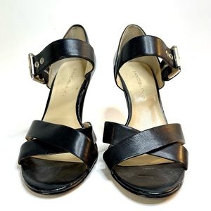 Bandalino Black Strappy Heels with silver side buckle sexy